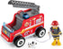 Hape Fire Truck Playset| Wooden Fire Engine Toy with Action Figure &
