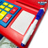 67-Piece Set Dr. STEM Toys Solar Powered Calculator Pretend Cash Register with Play Money for Learning Math Skills