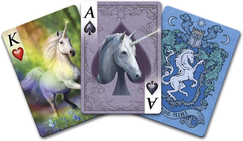 Anne Stokes Bicycle Playing Cards - Unicorns
