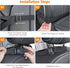 2-in-1 Siivton Car Seat Protector & Kick Mat with iPad Holder - Kids Backseat Organizer with Touchscreen Pocket