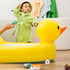 6-24 Munchkin Duck Inflatable Baby Bathtub for Babies Months, White Hot Heat Alert, Great for Home or Travel, Classic