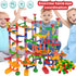 232 PCS Marble Run Premium Set - STEM Educational Building Block Toy with 45 Marbles for Kids