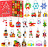 Christmas Advent Calendar 2025 Building Sets, 24 Packs Christmas Ornaments Building Kit,