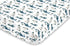 NoJo Super Soft Mini Crib Sheet - Blue, Green, Tan & White Mountain Watercolor Fitted