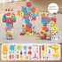 CZOALX 234Pcs 3-5 4-8, Set Electric Montessori Building Blocks for Toddlers Motorized Gear Construction Toy with Power