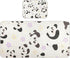 SyXIOP Cute Cartoon White Panda Cooling Baby Waterproof Crib Mattress Protector 28" x