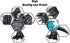 TwCare Set of 2 Godzilla vs King Kong Figures - Movable Joints Action Movie Series Soft Vinyl Toys