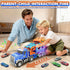3, 4, 5, 6, 7, 8 6 Truck Car Toys for Years Old Kids, Carrier Truck Race Track Toys, Foldable Transport Car Toys