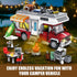 Set, Summer 8-12 (924 NEWABWN Camper Van Building Compatible with Rvs Camper Vehicles, Beach Holiday Camping Car
