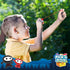 PICK A TOY 12 Pc. Ninja Toys Set - Stretchy Flying Ninjas & Colorful Throwing Stars Slingshots, Fun Birthday Party