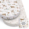 Baby Bassinet Sheets for Boy, Girl (Magic Forest) 2-Pack - Fitted Bedside