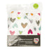 Kushies Baby Waterproof Training Pant - White Doodle Hearts, Small (22-29 Pounds)