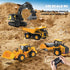 9-Channel 1:18 100-Minute Remote Control Wheel Loader Scale Construction Toy, Realistic Sounds & Lights, All-Terrain