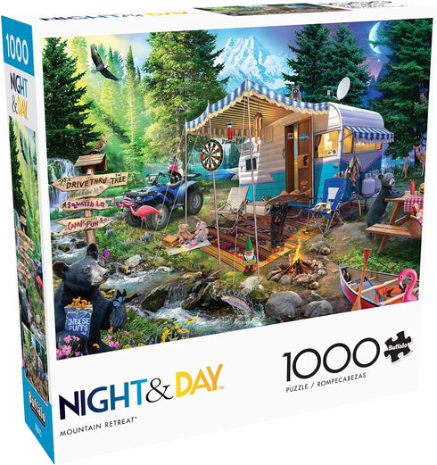 Buffalo Games Mountain Retreat 1000 Piece Jigsaw Puzzle for Adults, Perfect for Game Nights