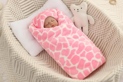ECHERY 30" 40", Cozy Nursery Bed Blankets Newborn Care Soft Receiving Blanket x Warm and for Baby Carrier Stroller