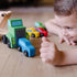 Melissa & Doug Wooden Car Carrier Truck and Cars Toy Set with 1 Truck and 4 Cars for Kids Ages 3+