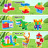 32 4-8 AuntyFey Pcs Building Blocks Cubes Blocks for Kids, Learning Educational Stem Blocks for Kids Ages
