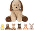 Niuniu Daddy 14" | 3.5 Pound Dog Weighted Stuffed Animal, Heavy Doggy