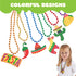 JOYIN 12 PCS Cinco de Mayo Fiesta Necklaces, Bead Mexican Birthday Party Favors & Decorations
