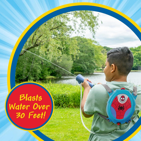 Spiderman Water Backpack Water Toy - Outdoor Water Blaster for Kids