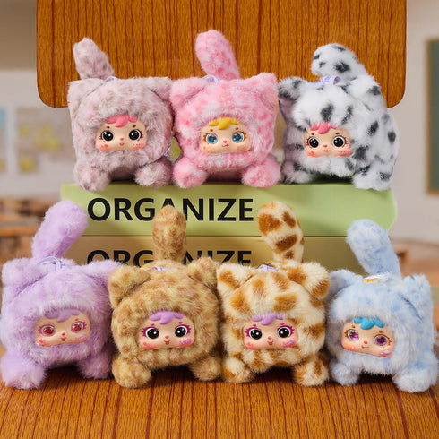 Samuel Meow Meow's Cute Moments Series - Cat Blind Box Pendant Plush,Figure Blind Box Keychain, Random Cute Blind Boxes
