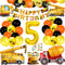 SOIAODRAH Construction Birthday Party Supplies 5 Years Old,Construction Balloons Construction Party Balloon Garland