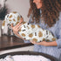 Qwalnely Golden Retriever Swaddle Blanket with Hat for Baby, Dog Theme Swaddling Baby Stuff