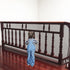 Child Safety Net - 10ft L x 2.5ft H, Sturdy Mesh Fabric Material for Kids/Pet/Toy, Balcony, Patios, Railing (Brown)