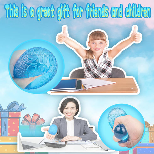 Soft Sensory Fidget Toy - Collectible Fudge Candy - Slow Rising Stress Balls Stretchy Fidget Ball for Anxiety Stress