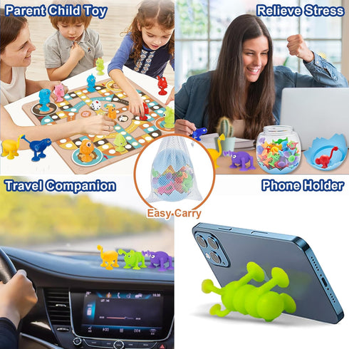 ZMZS Suction Toys for Baby, Bath Toys for Kids Ages 4-8, 40 Pieces Toddler Stress Release Sensory Toys, Educational Gift
