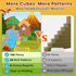 150PCS 3 4 5 6 7 8, Magnetic Blocks: Magnetic Building Block Cubes for Kids Boys Girl Ages STEM Magnet Block Dinosaur