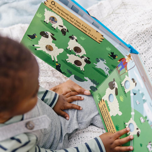 Melissa & Doug Children's Book - Poke-a-Dot: Old MacDonald’s Farm, Board Book with Buttons to Pop