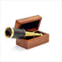 Nagina International Miniature Beautiful Handcrafted Handheld Brass Telescope with Rosewood Box - Pirate Navigation