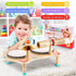 Set 6-in-1 13, Set WINGYZ Kids Drum Wooden Musical Instruments for Toddlers Montessori Baby Music with Drums, Cymbal