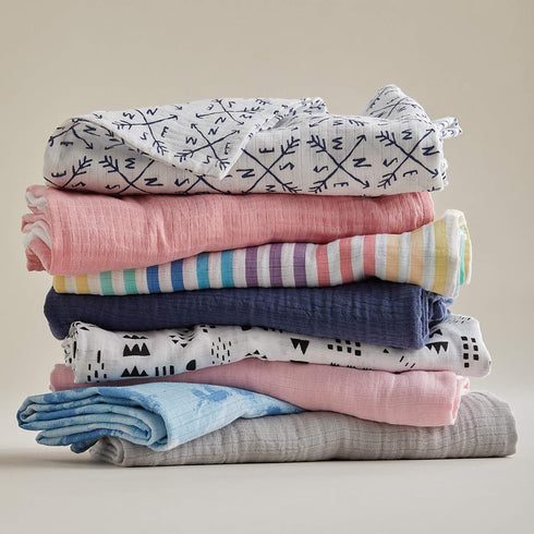 3-Pack HonestBaby Swaddle Blankets