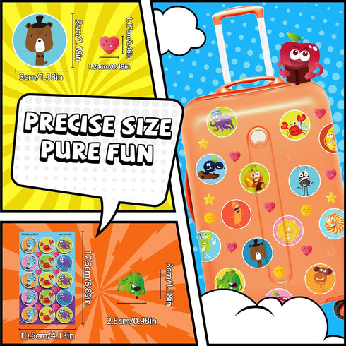 HORIECHALY Smelly Stickers Scratch and Sniff for Kids, 9 Scents 36 Sheets, Classroom Decoration