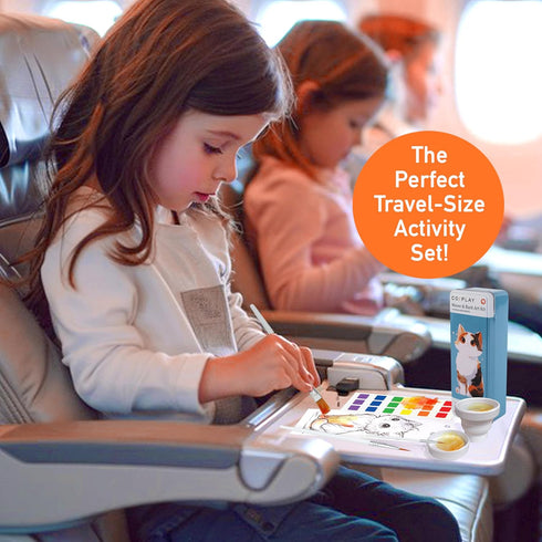 648 Set, 52-Bookmarks, 3 COIPLAY Color Blocks Watercolor Paint Brushes, Silicone Cup, Meow/Bark Coloring Books, for All