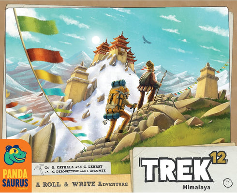 12 8+, 1-50 15-30 Trek Himalaya Board Game - Embark on a Himalayan Adventure of Strategy and Skill! Roll and Write Game