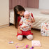 Baby Doll Carrier for Kids - Adjustable Straps Doll Carrier for Little Girls - Pink Love Design