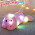 18'' WEWILL Light up Pink Puppy Dog LED Stuffed Animal with Colorful Night Light Glow Soft Plush Toy Gifts for Kids on
