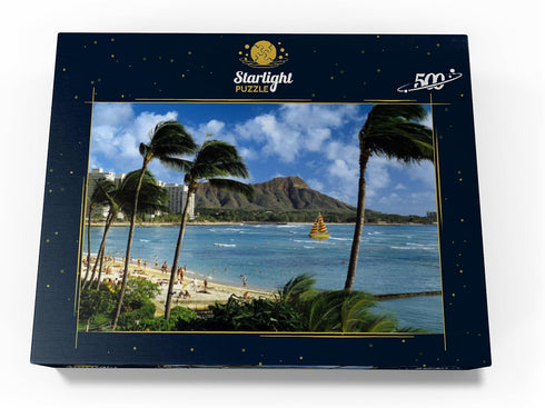 MyPuzzle Honolulu, Oahu, Hawaii, USA, Premium 500 Piece Jigsaw Puzzle for Adults