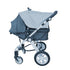 Stroller Sun Shade, Universal Baby Stroller Cover for Sun, Bassinet Blackout Cover (0-6m), Gray