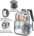 Yusudan Backpack Clear Diaper Bag for Baby Girls Boys, Mom Nappy Bags for Women (Grey)