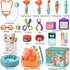 17PCS 3 4 5 6 7 8 Playset TUZT Interactive Cat Toys for Kids, Toys for Year Old Girls Kids Boys, Walking & Meowing Cat