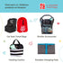 J.L. Childress Standard & Dual Stroller Bag - Travel Bag for Airplane, Fits Most Single & Double Baby Strollers