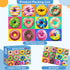 100 Pieces Puzzles for Kids Ages 4-8, Delicious Donuts Jigsaw Puzzle, Large 100 Piece for Toddler Children