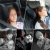 2 QRabbit Adjustable Car Headrest Pillow, U-Shaped Head Support Neck Pillows, Car Travel Sleeping Headrest Pillow