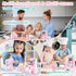 Playset Sets 2 3 4 5 6 7 Play Kitchen Appliances Toys - Kids Kitchen Accessories, Pretend Play Toy with Coffee Maker