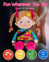 Doll(16''), 2-Year-Old LeyaDoll Educational Soft Baby Learning Sensory Doll for Toddlers, Montessori Toys for Girls