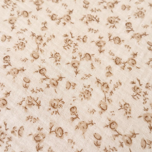 Pillowcase,1 Piece,14"x20" BuLuTu Cotton Muslin Kids Toddler Pillowcase with Cute Camellia Flowers Super Soft Travel